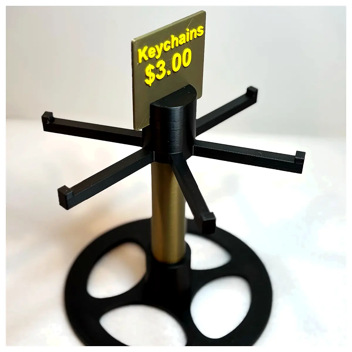 Spinning Keychain Display Stand Customizable Rotating Display Rack Creative Display Retail Promotion Stand