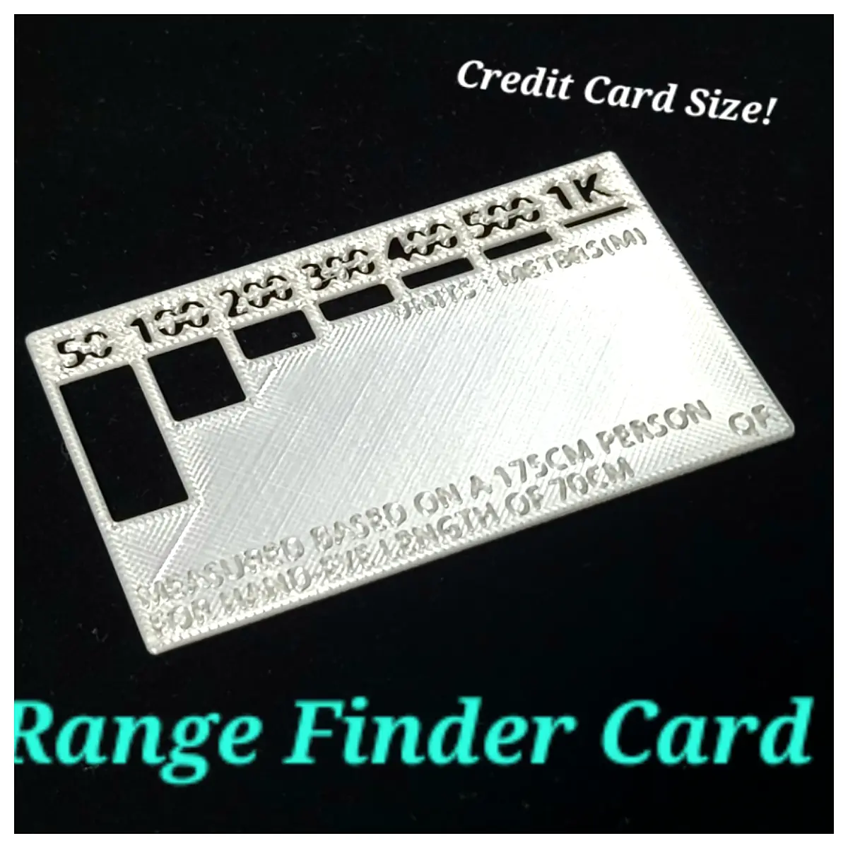 Range Finder Card V2 Credit Card 50 1000m Laser Distance Meter Measuring Range Distance Measurement Tool