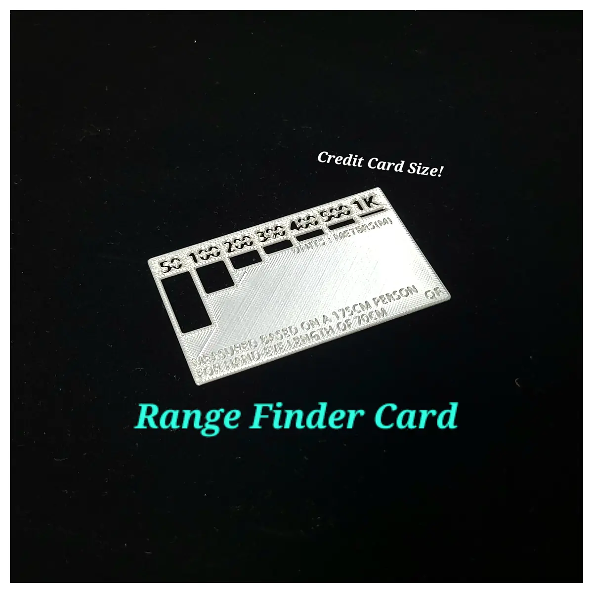 Range Finder Card V2 Credit Card 50 1000m Laser Distance Meter Measuring Range Distance Measurement Tool