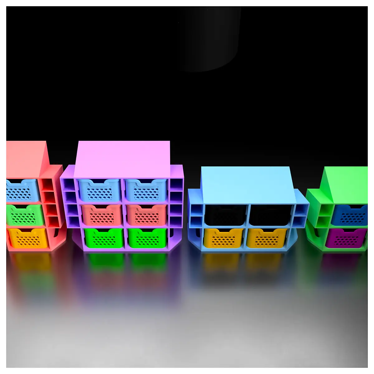 Stacking Desk Organizer Baskets Mini Baskets Storage Solutions Multi Tiered Organizer Desk Supplies