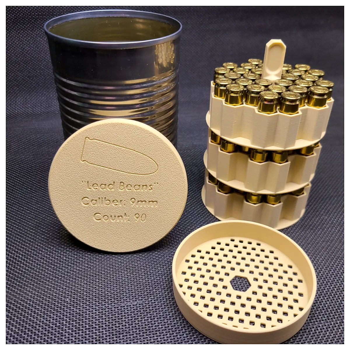 9mm Ammo Can Reloading Shooting Firearms Sport Outdoors Ammo Parts
