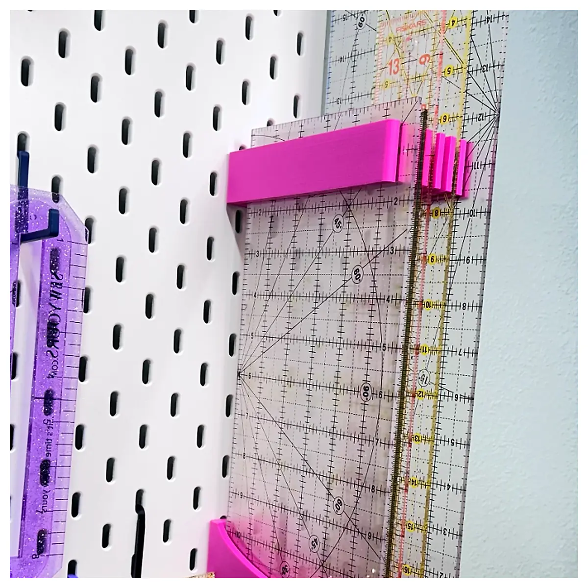 Sewing Ruler Holder Organizer Multi Functional Storage Tool Ruler Parts Accessories Repair