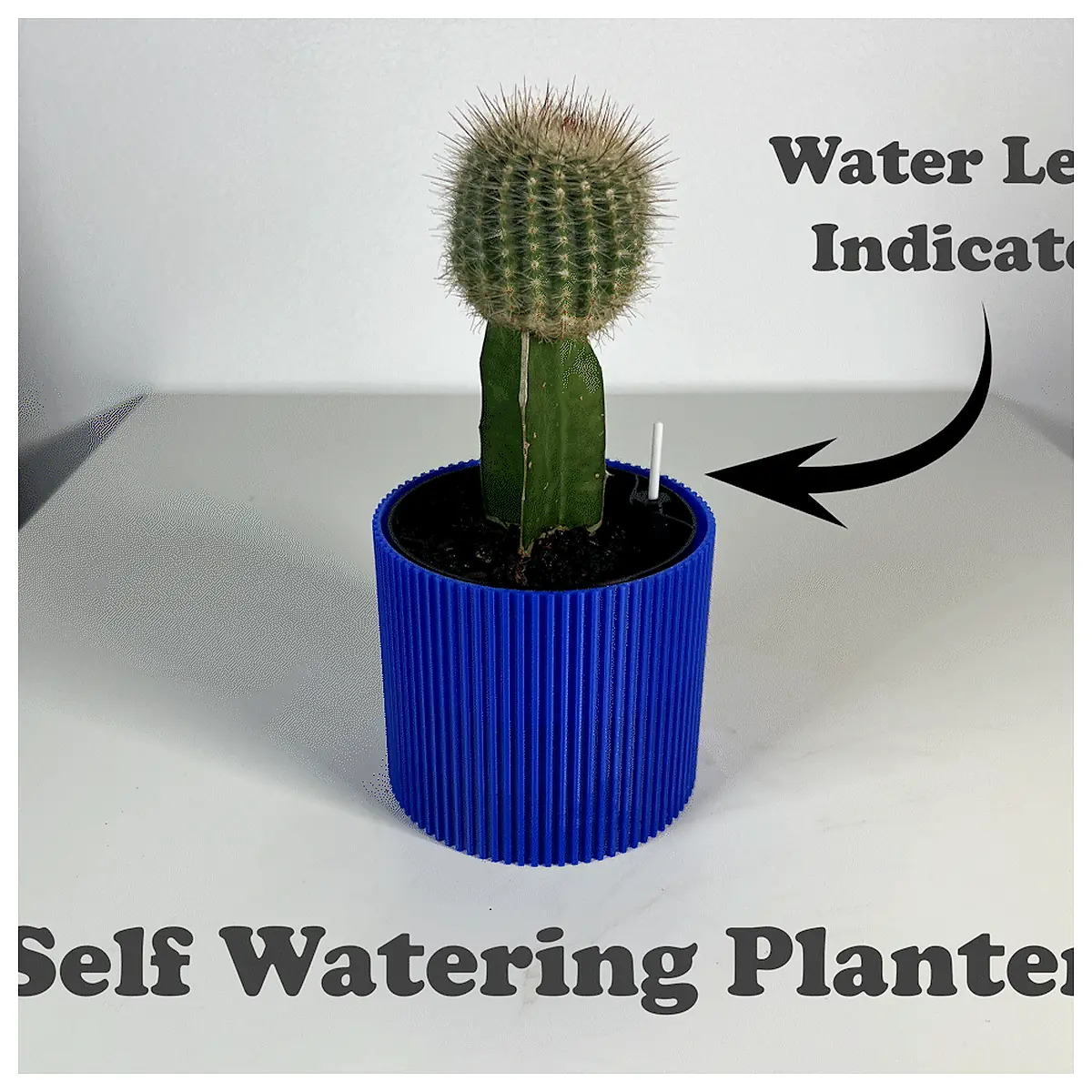 Self Watering Planter Water Indicator Automatic Plant Pot Drip Irrigation Herb Garden Indoor Outdoor
