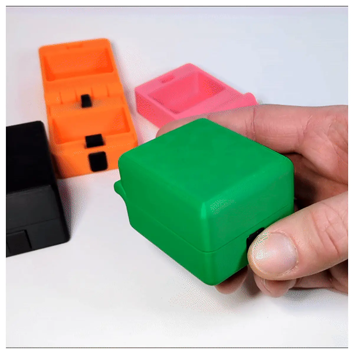 Spring Loaded Box Container SD Card Protection Storage Case Mobile Accessory Phone Case Spring Loaded