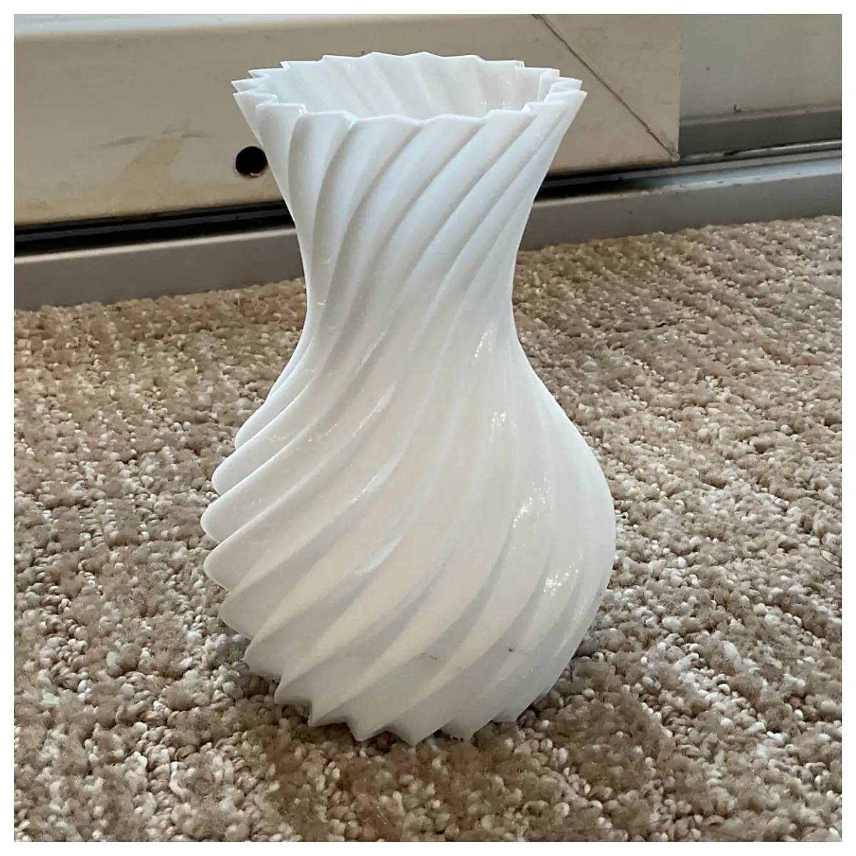 Spiral Vase Decor Art Creative Home Decoration Parts Repair