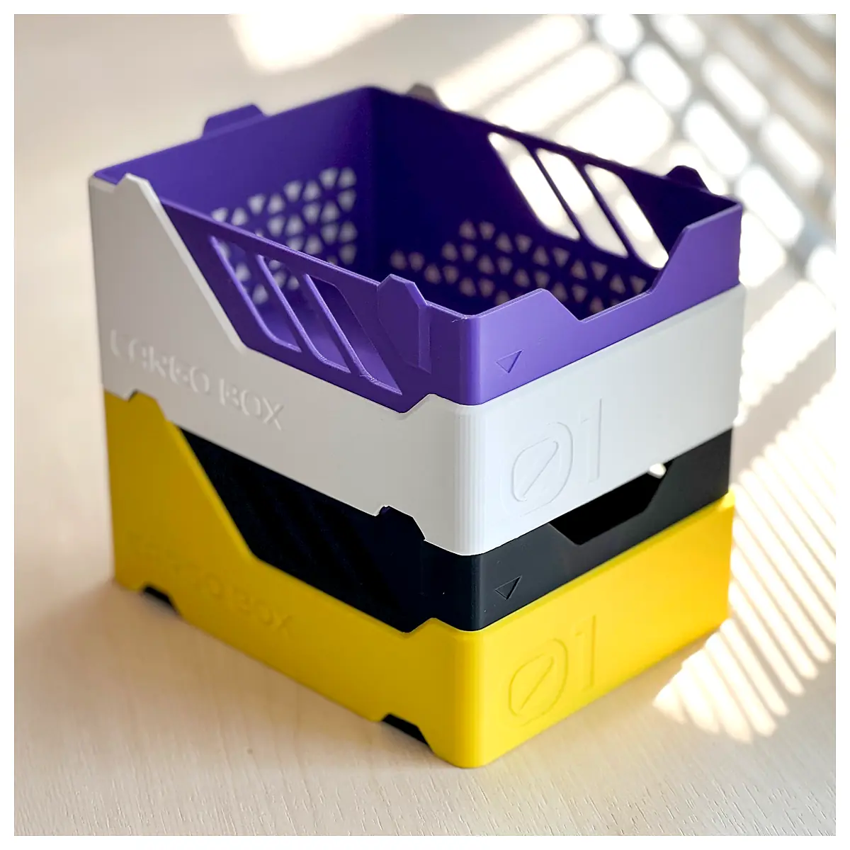 Mecha Style Stackable Storage Boxes Storage Solutions Parts Boxes Assembly Boxes Storage Containers