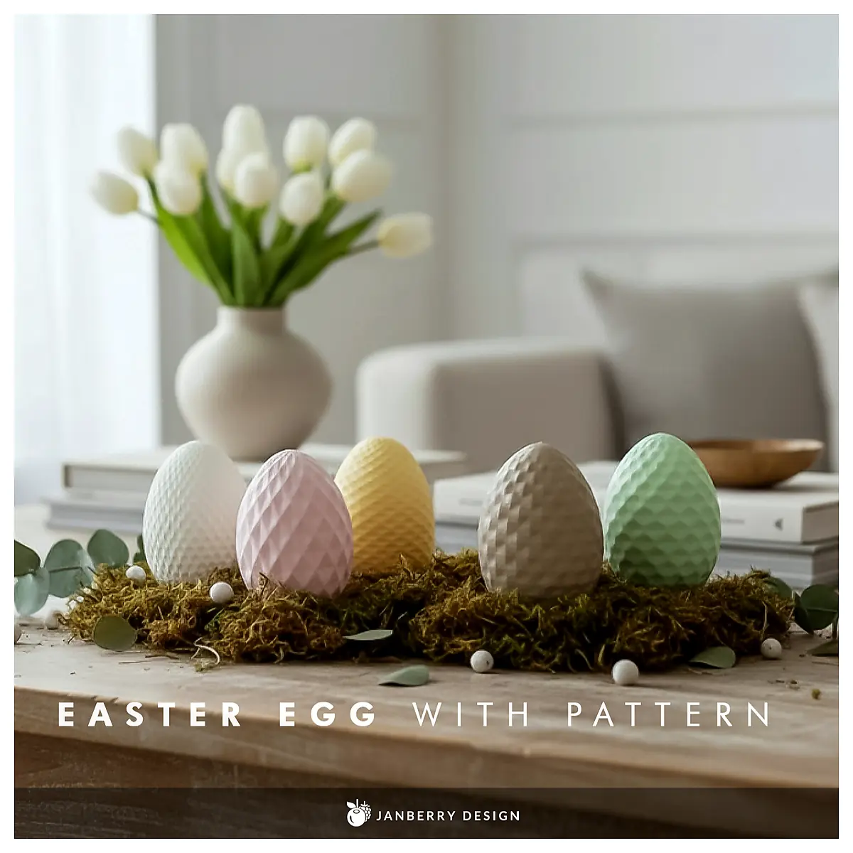 Patterned Easter Egg Decor Home Decor Egg Decoration Art Gift Patterned Eggs