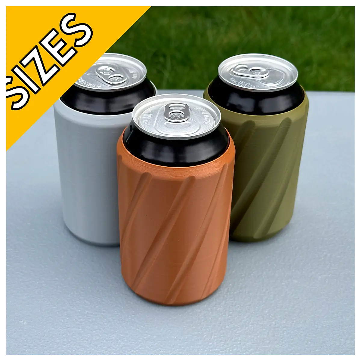 Can Cooler Koozie Heat Shield Silicone Outdoor Sports Drink Cover