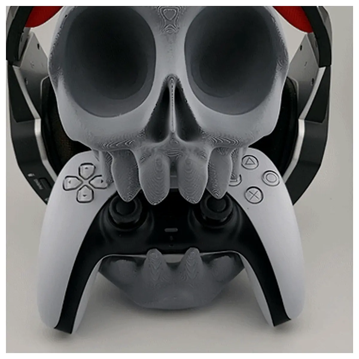 PS5 PS4 Headphone Controller Wall Desk Skull Stand Audio Control Compatible Gaming Accessories