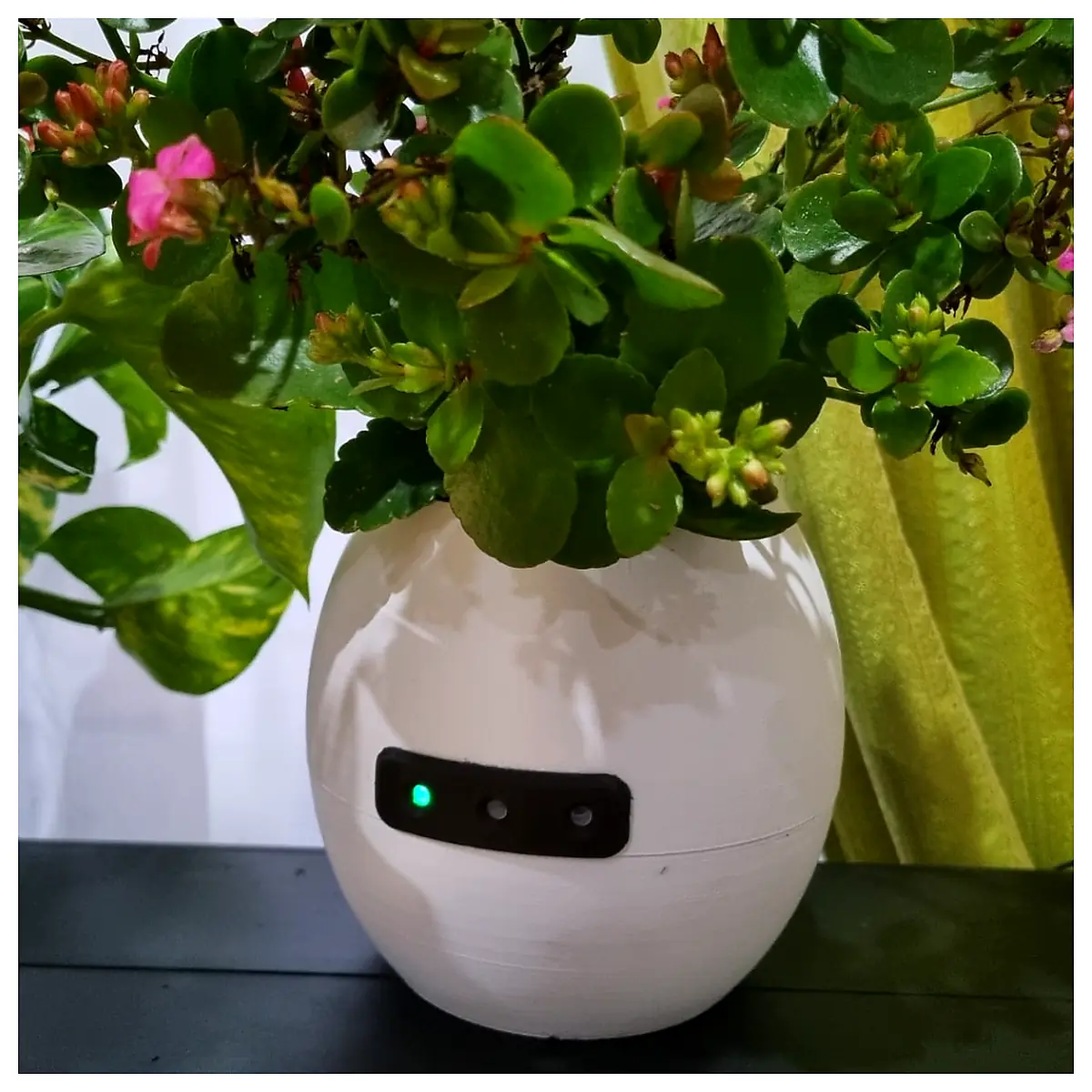 Smart Planter Self Watering System Nutrient Delivery Indoor Plants Flower Pot Watering Device Garden Automation
