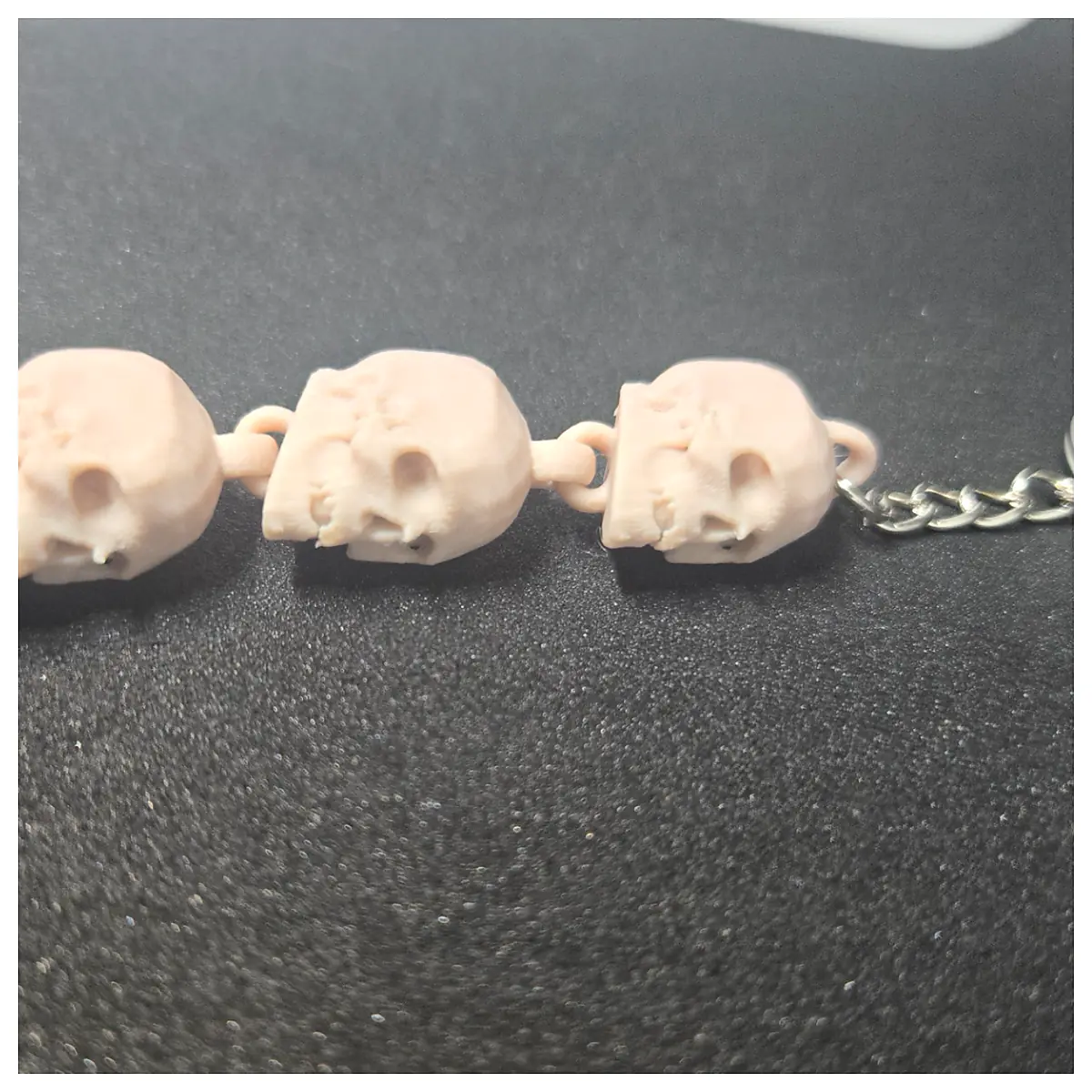 Skull Keyring Earrings Decorative Charms Skull Head Black Jewelry Accessories Keyring