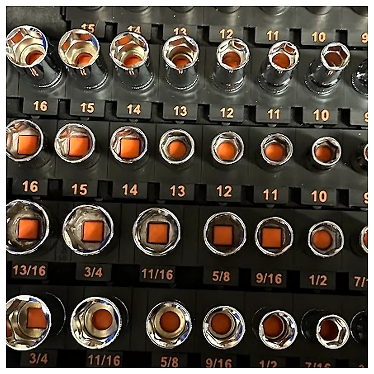 Socket Organizer Tool Kit Universal Socket Set Repair Parts Assembly Maintenance Accessories
