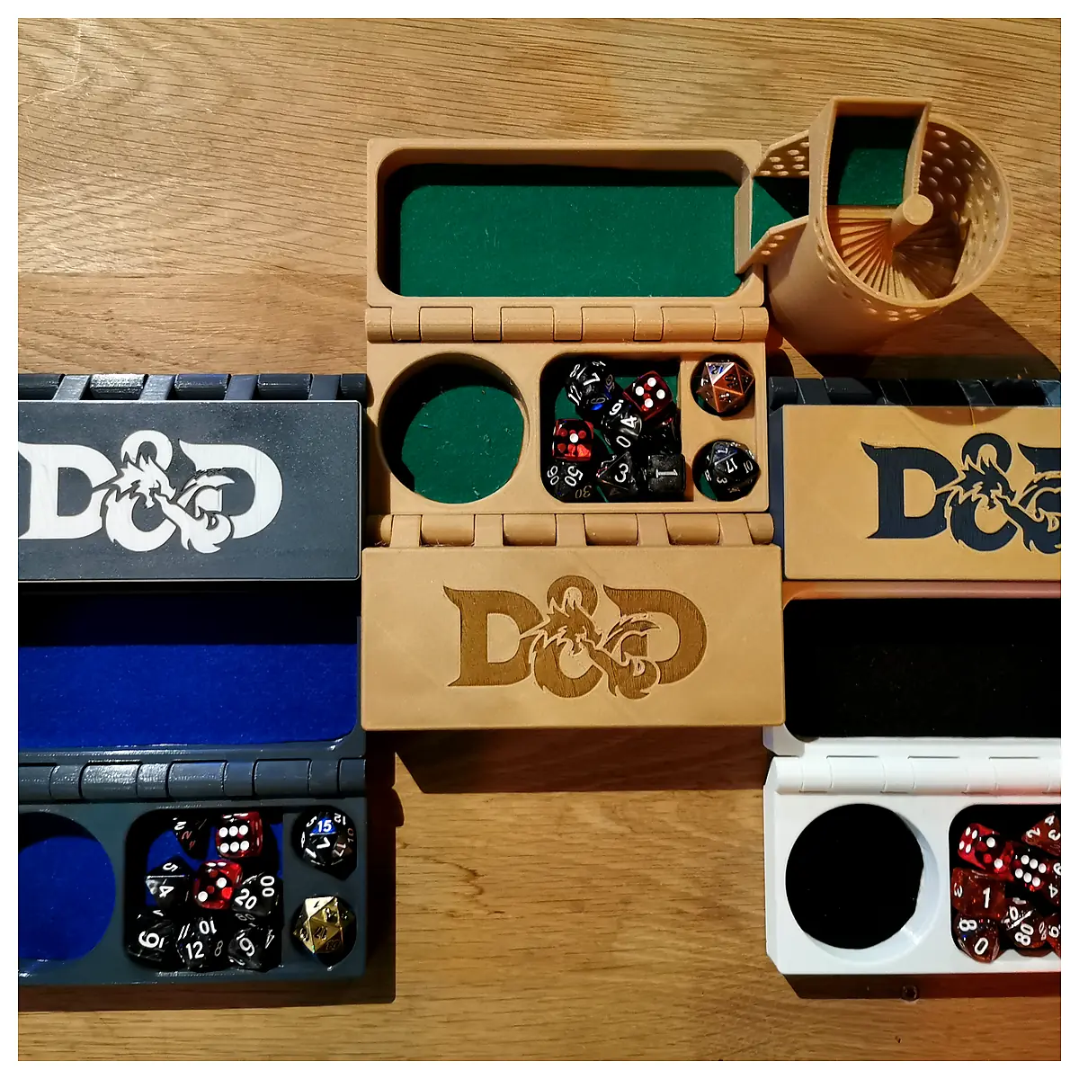 Dice Box Storage Multi sided Dice Accessory Repair Dice Set Gaming Supplies Dice Holder