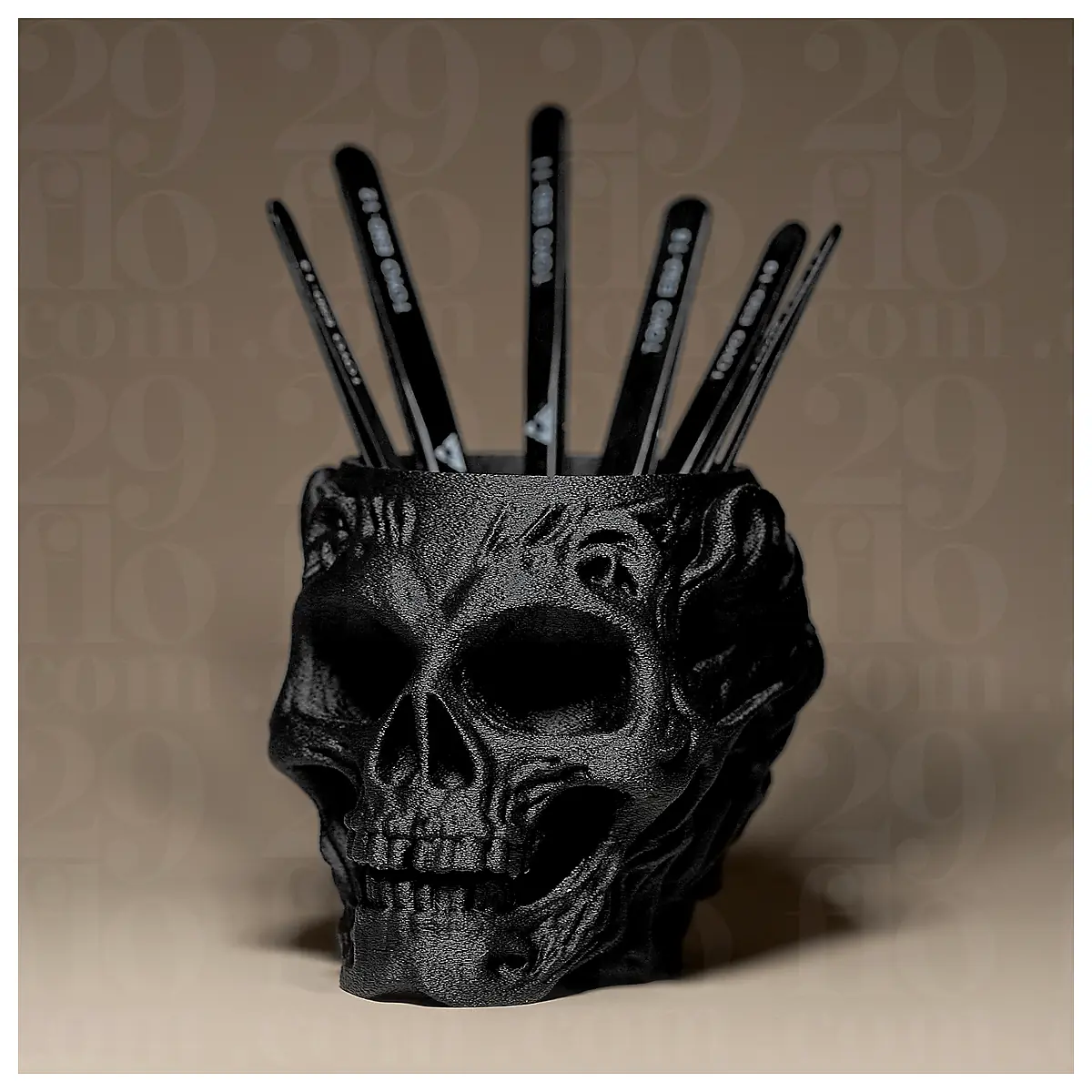 Skull Shaped Organizer Holder Universal Storage Container Parts Desk Organizer Multi Purpose Storage