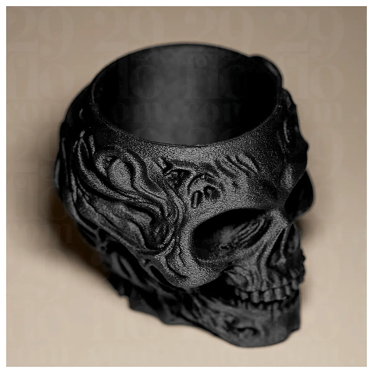 Skull Shaped Organizer Holder Universal Storage Container Parts Desk Organizer Multi Purpose Storage