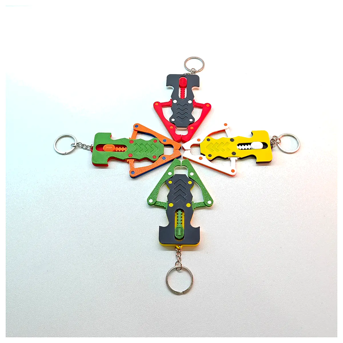 Robotic Claw Keychain Repair Parts Assembly Grabber Toy Tool Fun Gadget