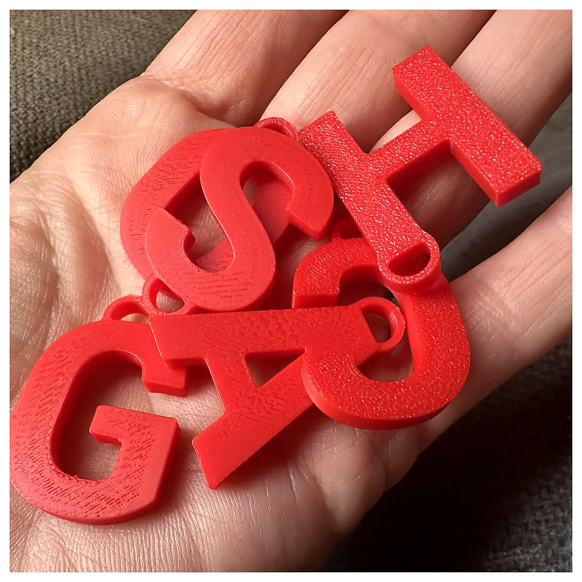 Alphabet Letter Charms Keychains Letter Beads Jewelry Accessories Repair Toys Universal