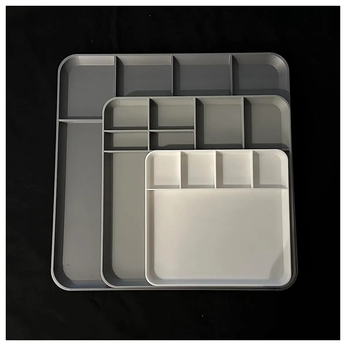 Lunch Tray Craft Project Organizer 3 s Parts Storage DIY Supplies Creative Boxes