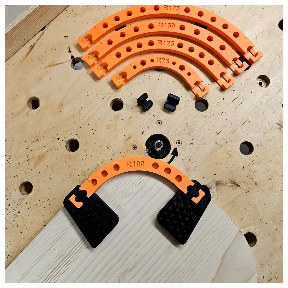 Router Radius Jig Large Cutting Guide Precision Edge Shaping Corner Templates