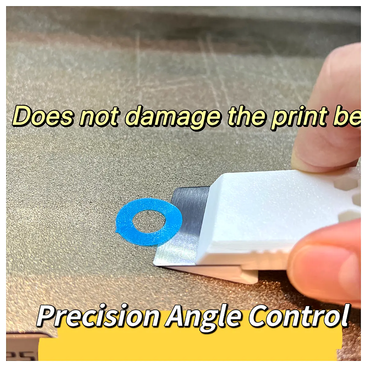 Bed Scraper Upgrade Multi Functional Protect 3D Printer Plate Scraper Detachable Parts Repair