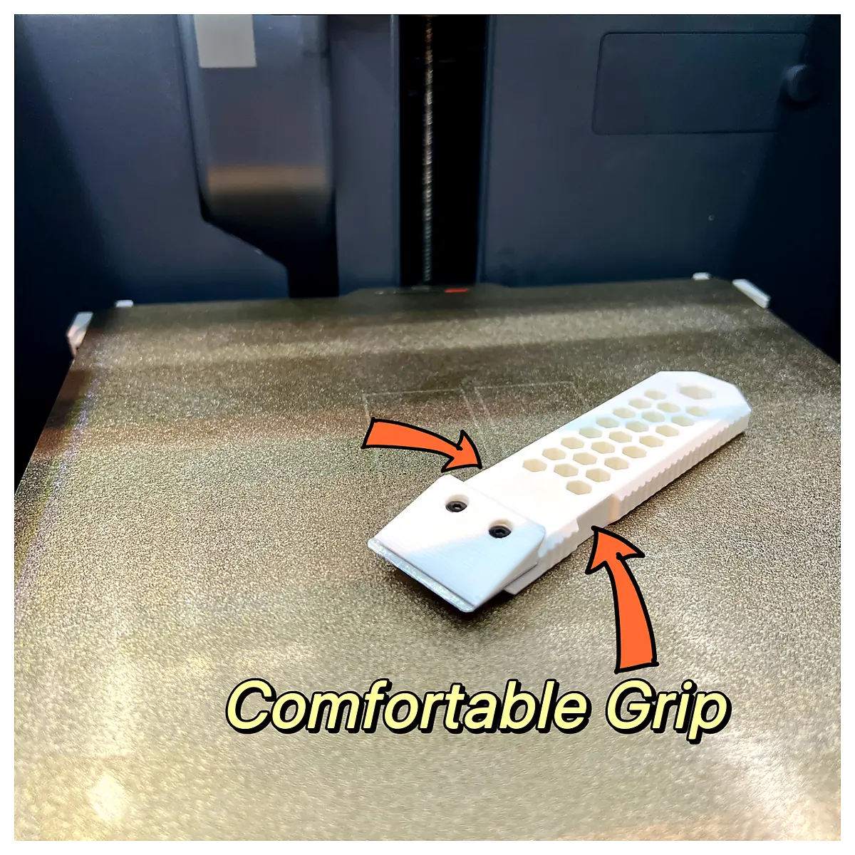 Bed Scraper Upgrade Multi Functional Protect 3D Printer Plate Scraper Detachable Parts Repair