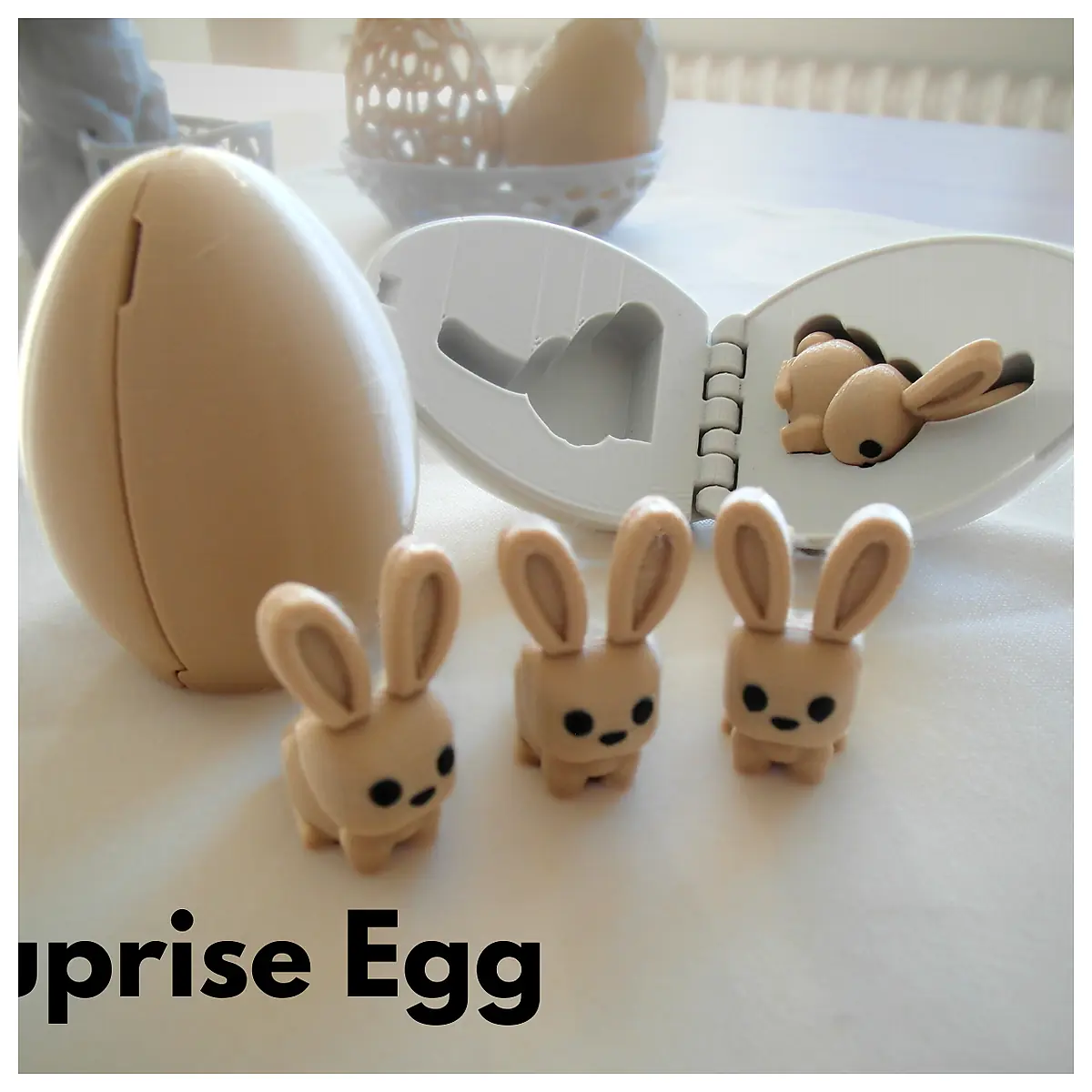 Surprise Egg Toy Rabbit Easter Gift Plush Toy Kids Party Decoration Puzzle Toys