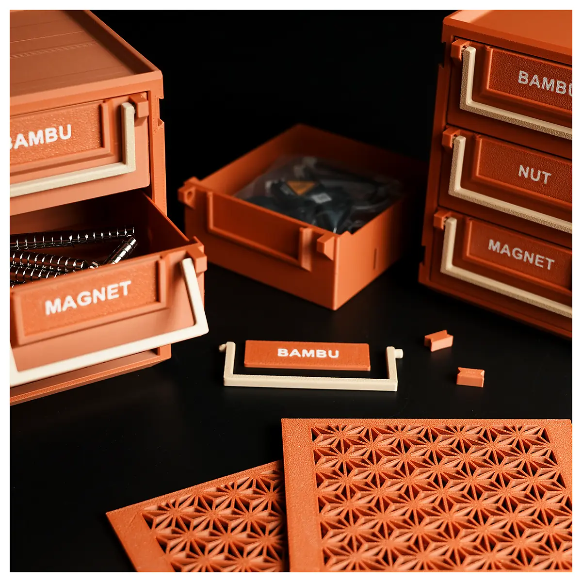 Modular Storage Drawer System Stackable Units Organize Shelving Storage Solutions Parts Storage