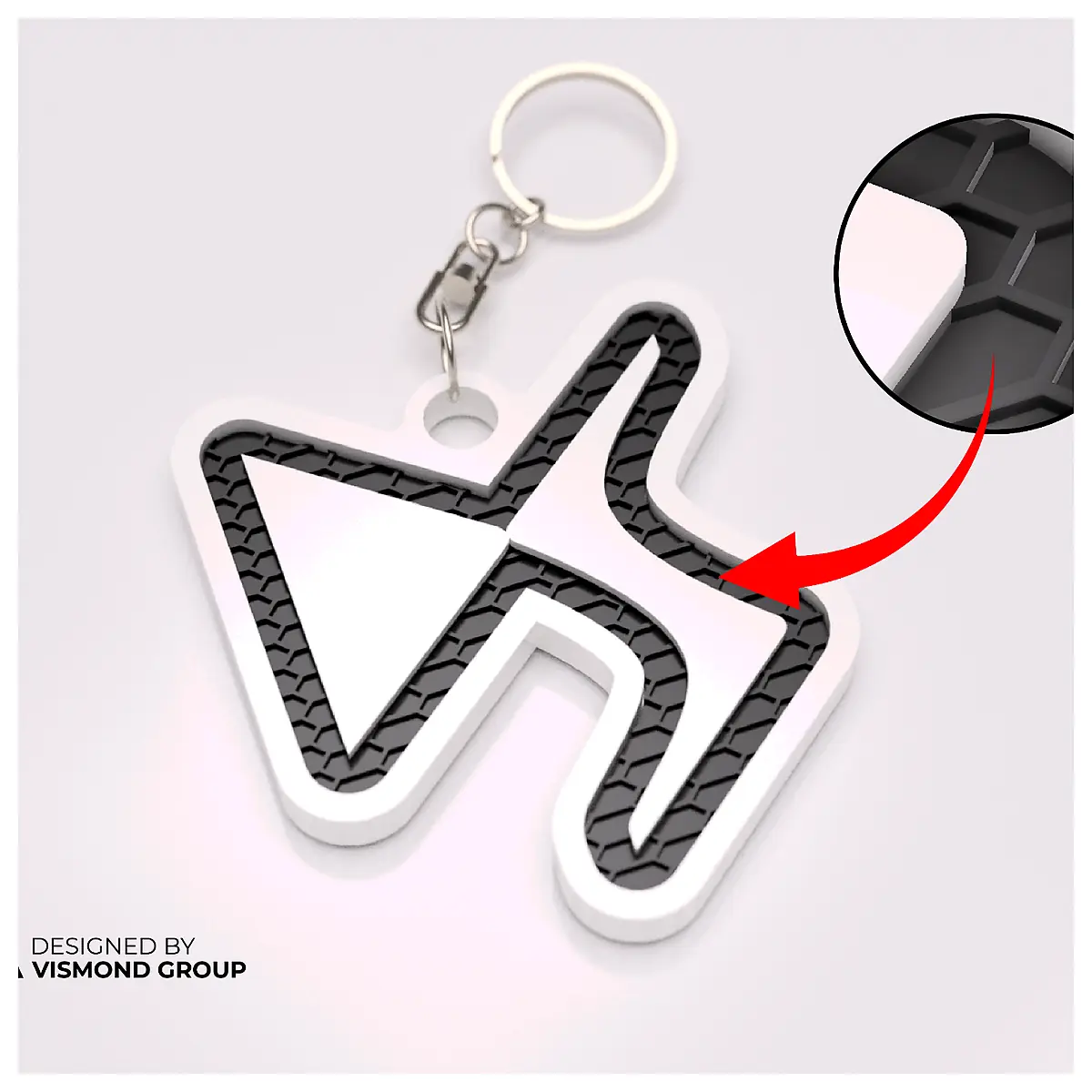 Keychain Keyring Universal Key Fob Repair Parts Replacement Emergency Backup Essential Accessory