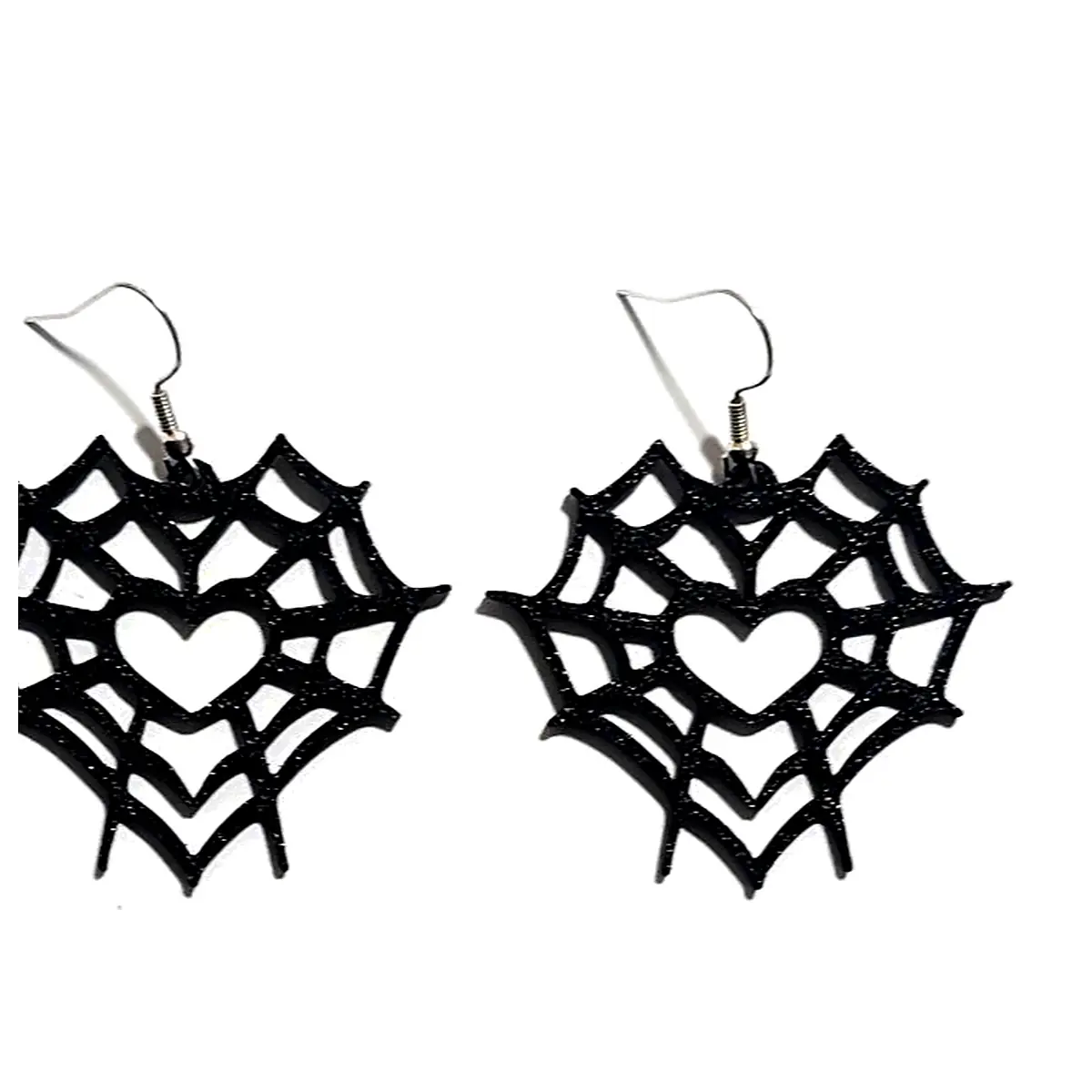 Spider Love Earrings Creative Spider Design Handmade Jewelry Gift Spider Earring Accessories
