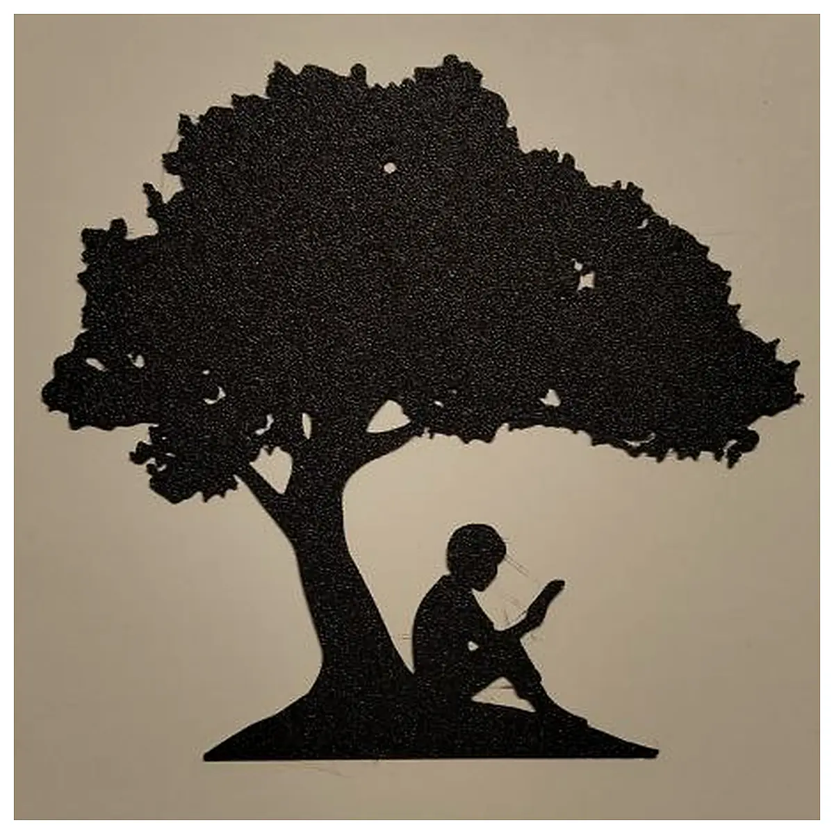 Boy with Tree Wall Art Forest Canvas Print Children s Room Decor Woodland Wall Hanging Kids
