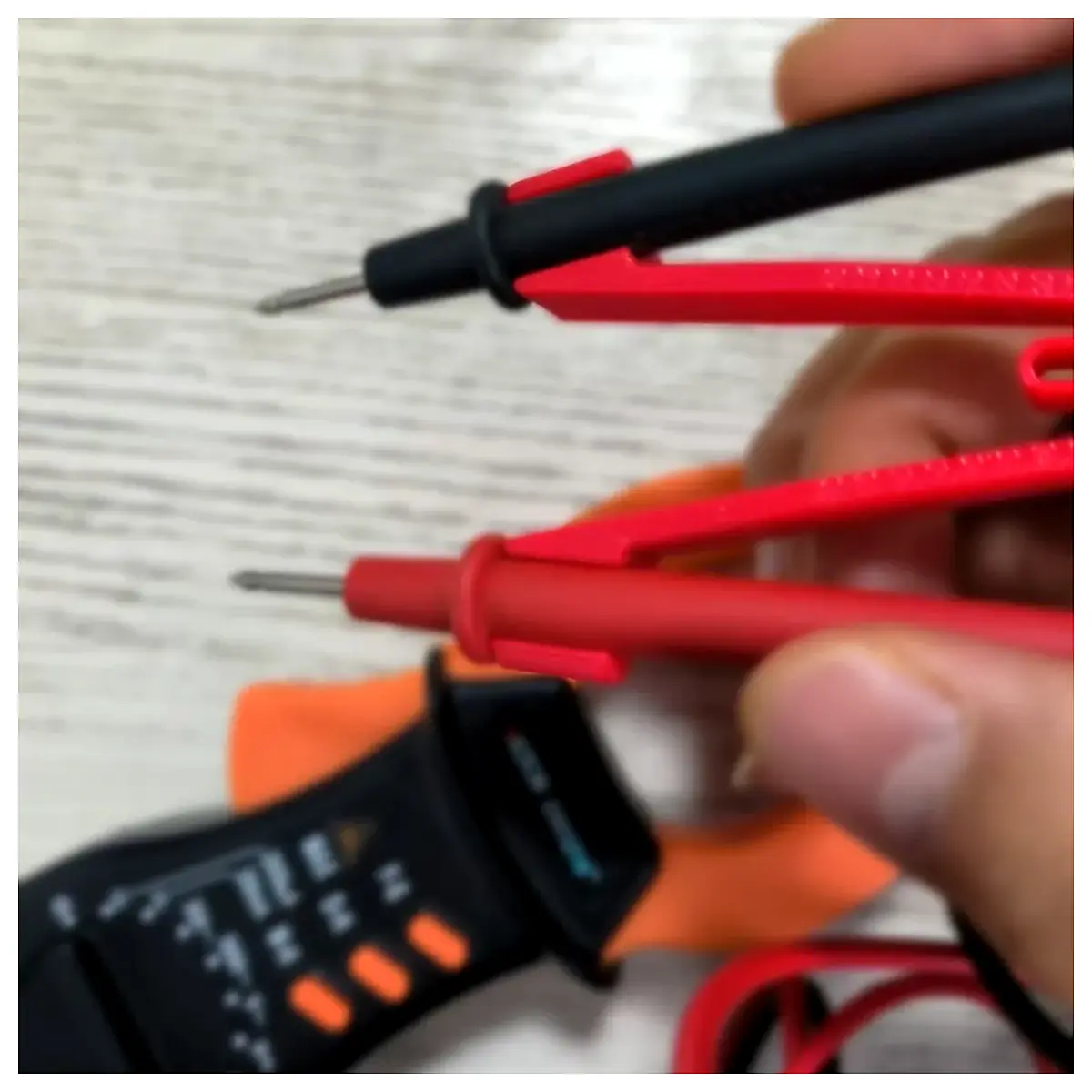 Multimeter Probe Holder One Hand Tool Repair Accessories Measurement Device Essential