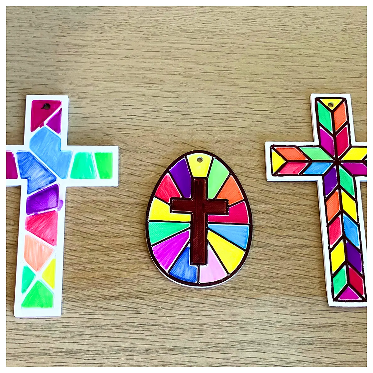 Geometric Cross Designs ing Book Fun Kids Drawing Educational Toys Puzzle Games ing Set