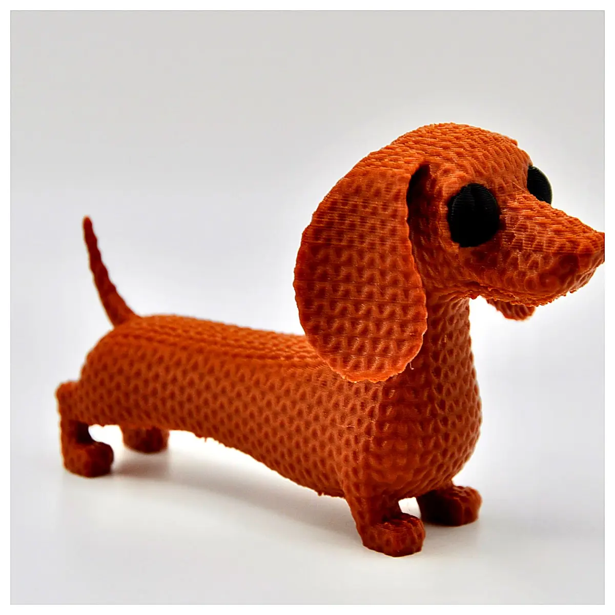 Knitted Dachshund Plush Toy Cute Pet Figure Dog Toy Indoor Toy Gift Pet Accessories