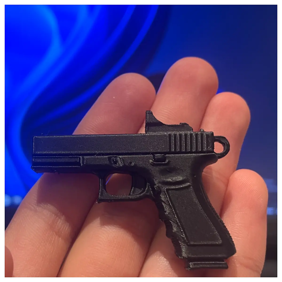 Mini Glock Keychain Gun Model Replica Bullet Toy Collectible Repair Parts Accessories
