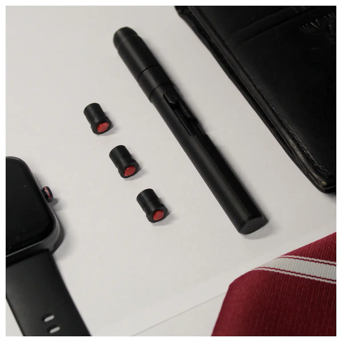 Agent X Tactical Pen Universal Pen Replacement Parts Repair Tools Spy Weapon Black