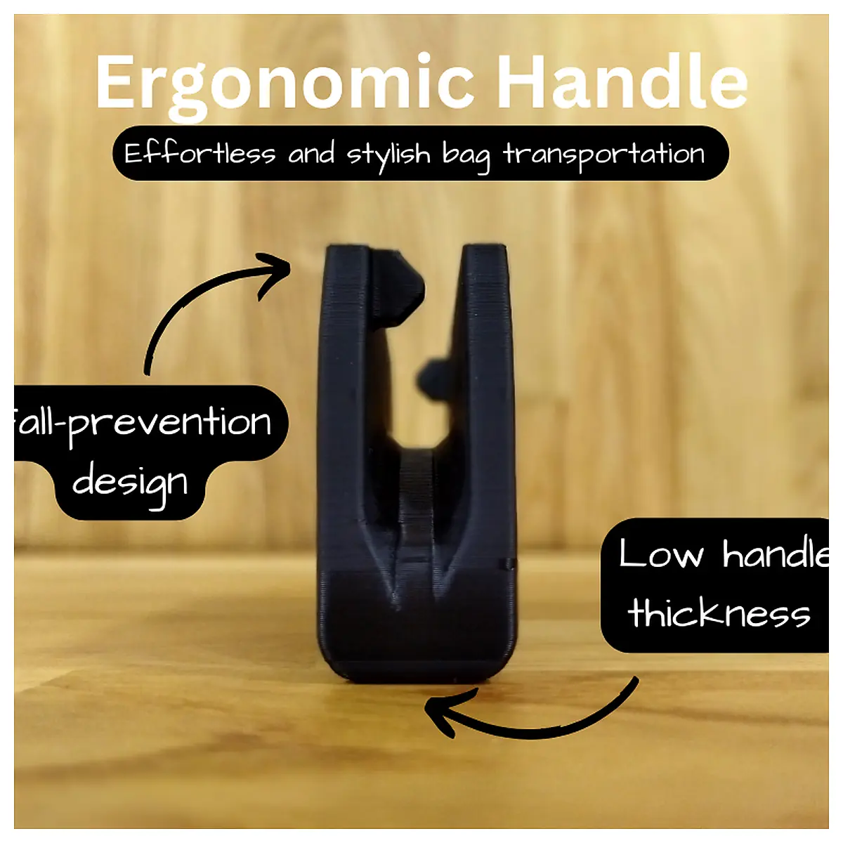 Ergonomic Handle Bags Comfort Support Grips Carry Handle Comfortable Shopping Bag Support