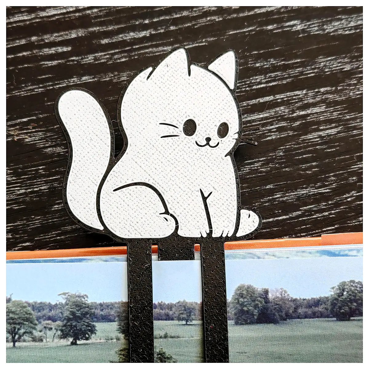 Cat Bookmark Cute Animal Decoration Gift Paper Book Protection Page Holder Accessory