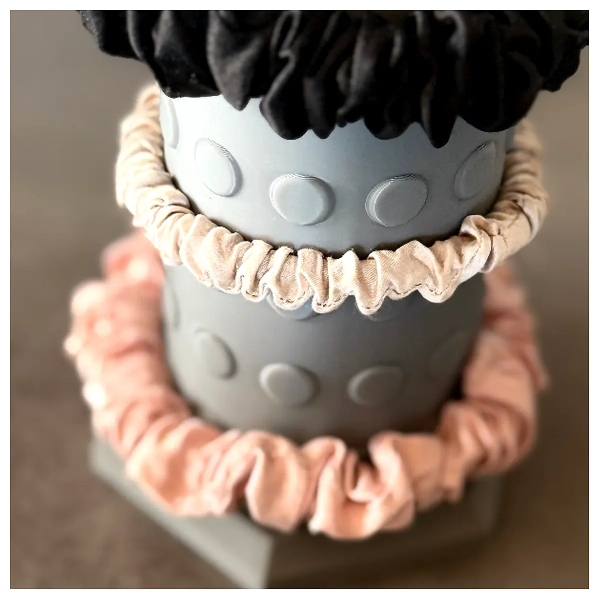 Hair Tie Organizer Box Multi Purpose Storage Holder Accessories Hair Ties Clips Replacement Parts