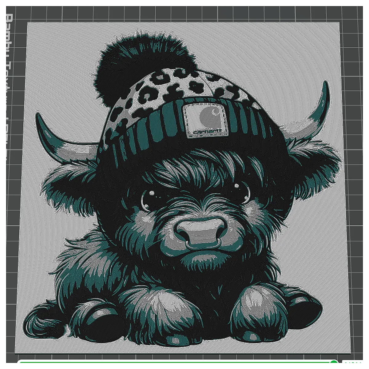 Carhartt Highland Cow Jacket Winter Warm Casual Men s Outerwear Outdoor Hiking Clothing Multi functional