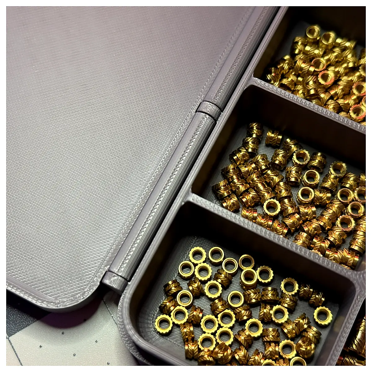 Hinged Box 10 Compartments Storage Box Organizer Parts Storage Shipping Packaging Supplies