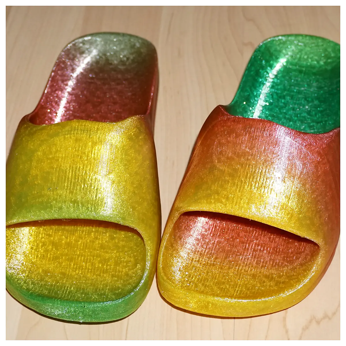 3D Printed Shoes Wavy Sole Design Running Shoes Athletic Shoes Universal Fit