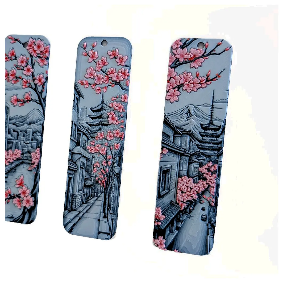Cherry Blossom Bookmark Set One More Chapter Bookmarks Reading Books Stationery Study Supplies
