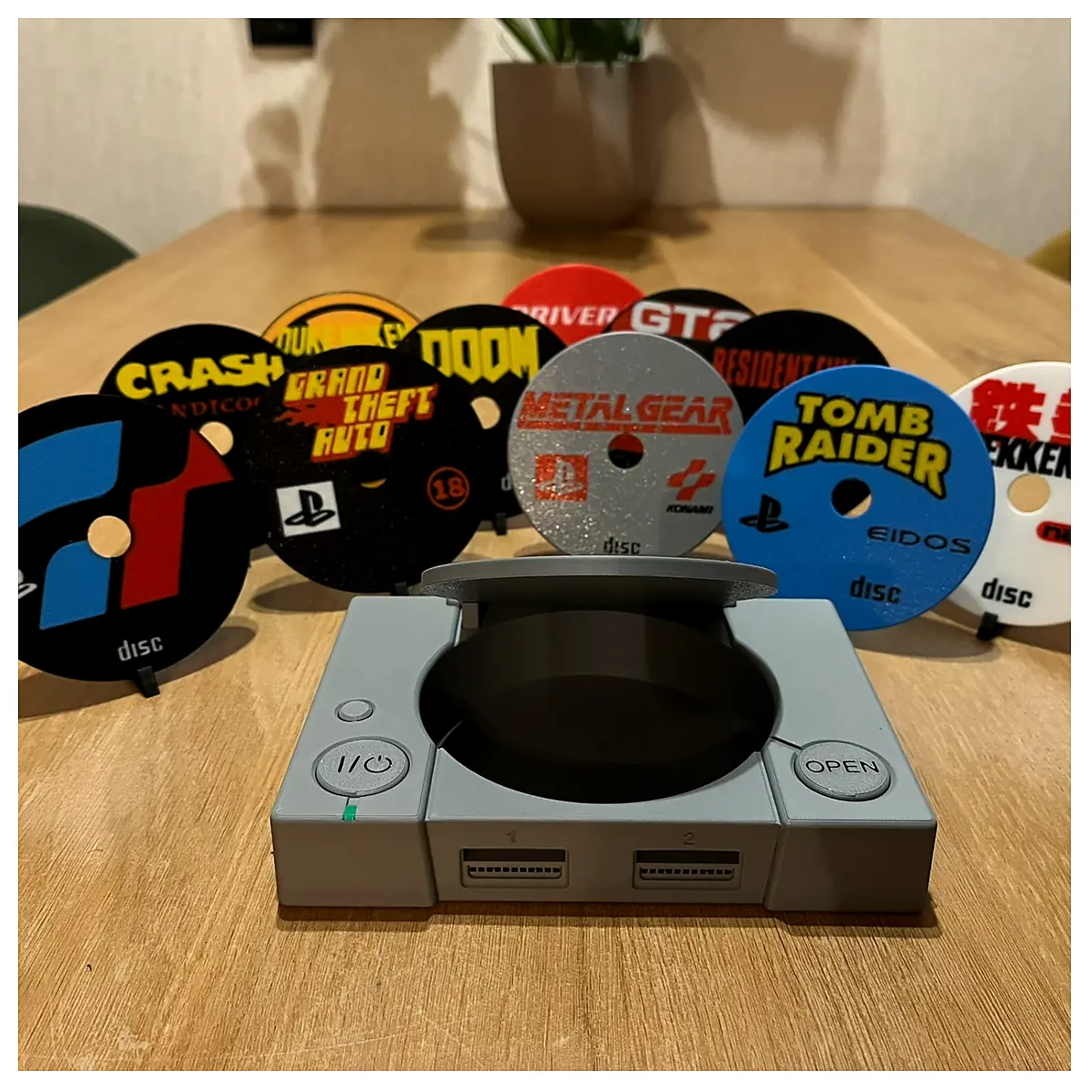 PS1 Console Accessories Game Coasters Repair Parts Console Parts Gaming Collectibles Universal Fit