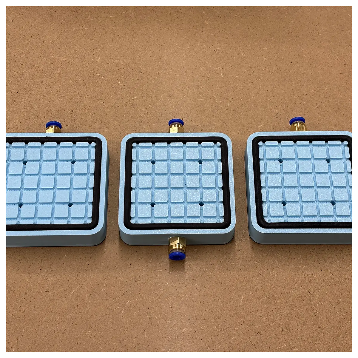 Double Sided Vacuum Block Side Connection Accessories Seal Tight Gas Tight Vacuum Chamber Sampling Device Vacuum Block