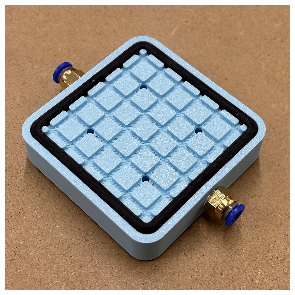 Double Sided Vacuum Block Side Connection Accessories Seal Tight Gas Tight Vacuum Chamber Sampling Device Vacuum Block