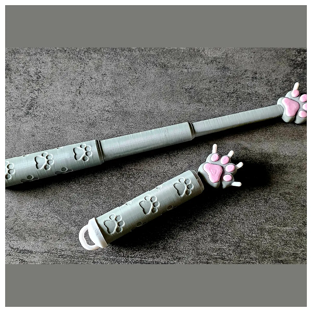 Telescopic Cat Paw Back Scratcher Cat Grooming Tool Comfort Massage Pet Scratch Relief