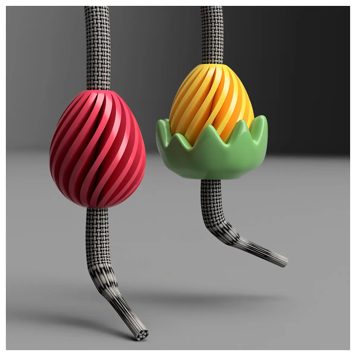 Easter Egg Beads Decoration Accessories Holiday Decor Rabbit Toy Parts Christmas Ornament Components Creative DIY s Egg Decoration