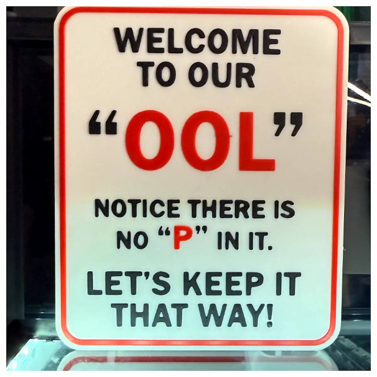 Pool Notice No P Pool Parts Repair Maintenance Universal