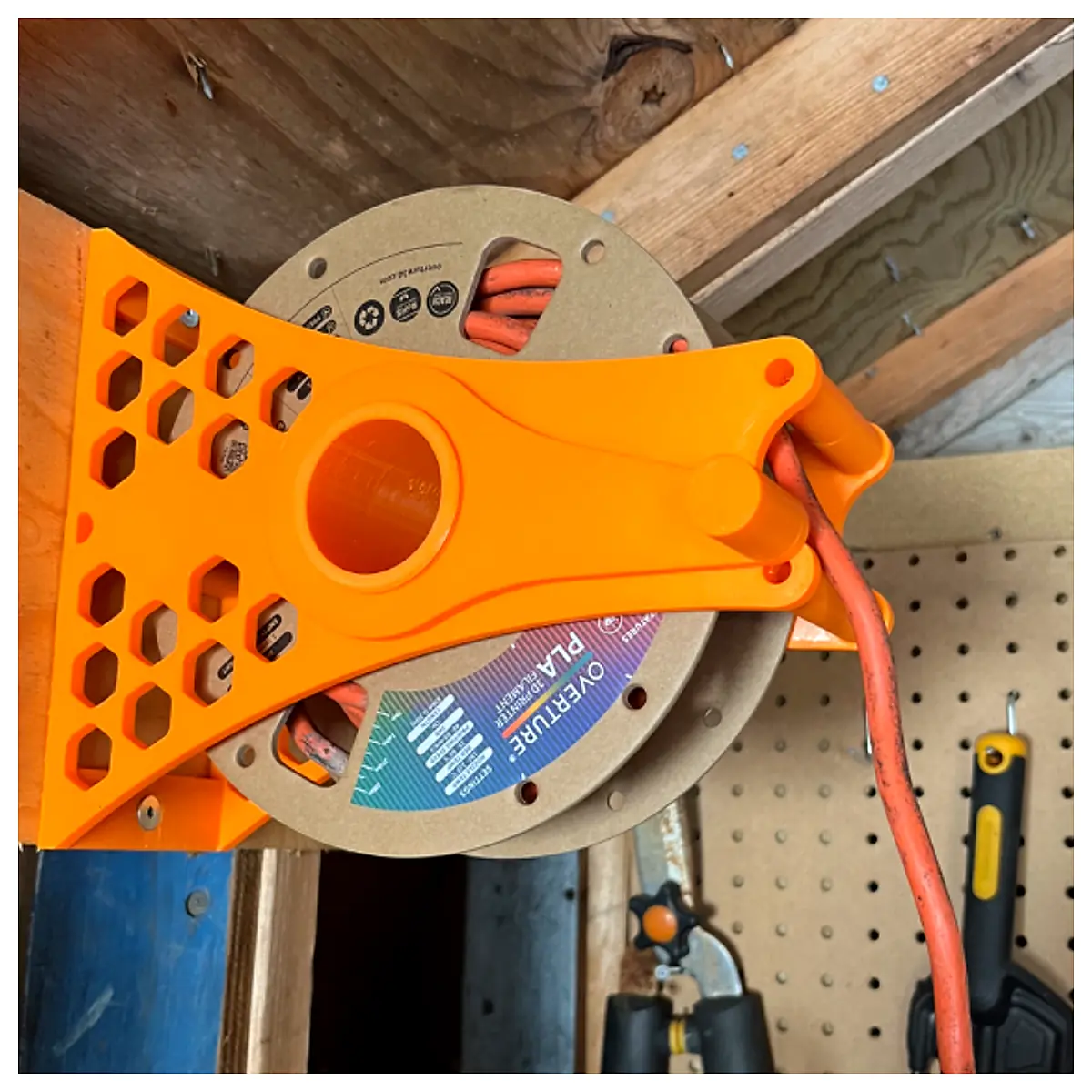 Wall Mounted Cable Reel Auto Retractor Cable Organizer Cable Management System Accessories Universal