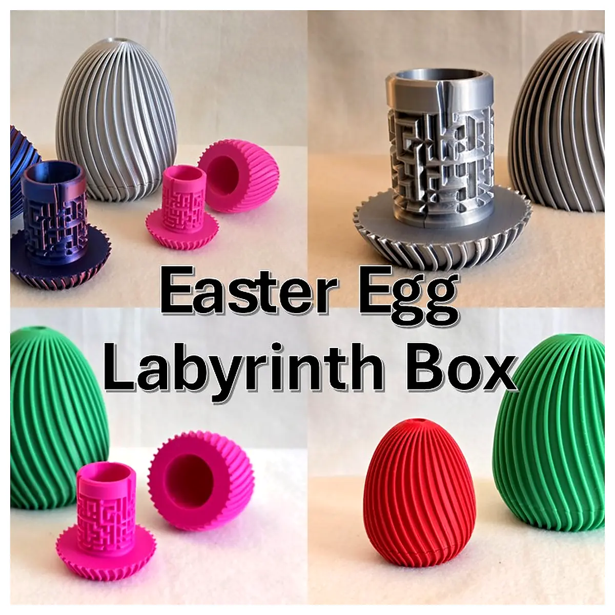 Easter Egg Labyrinth Box Parts Repair Universal Exploration Toys Game Puzzle